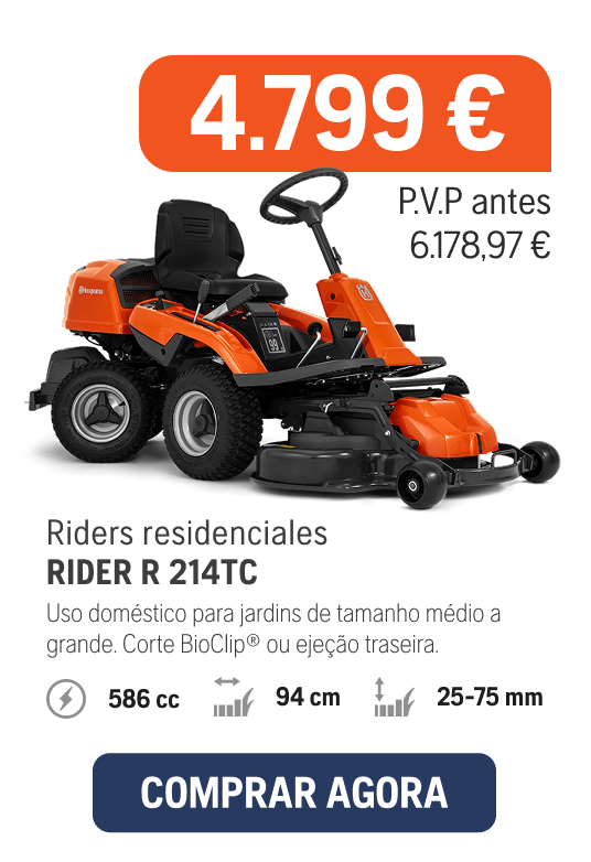 Rider residencial Husqvarna R214TC, 4.699€