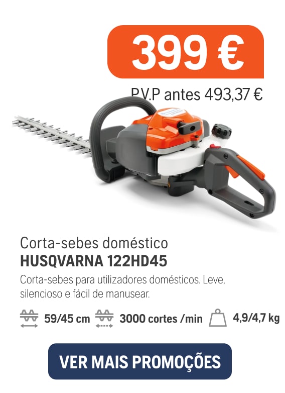 Cortasetos doméstico Husqvarna 122HD45, 399€