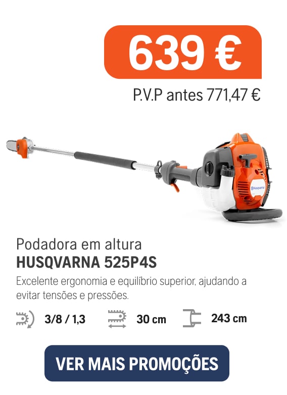 Podadora de altura Husqvarna 525P4S, 679€