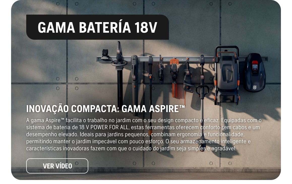 Gama batería 18V - Innovación compacta: gama Aspire