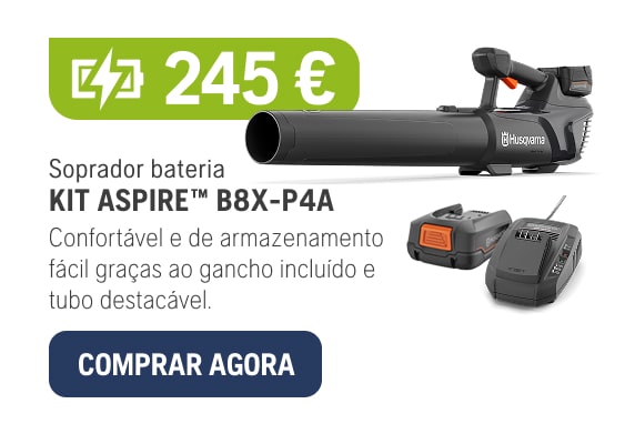 Soplador batería Kit Aspire B8X-P4A, 245€