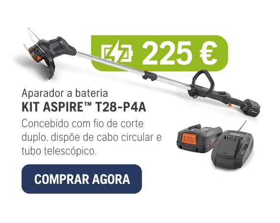 Recortabordes batería Kit Aspire T28-P4A, 225€